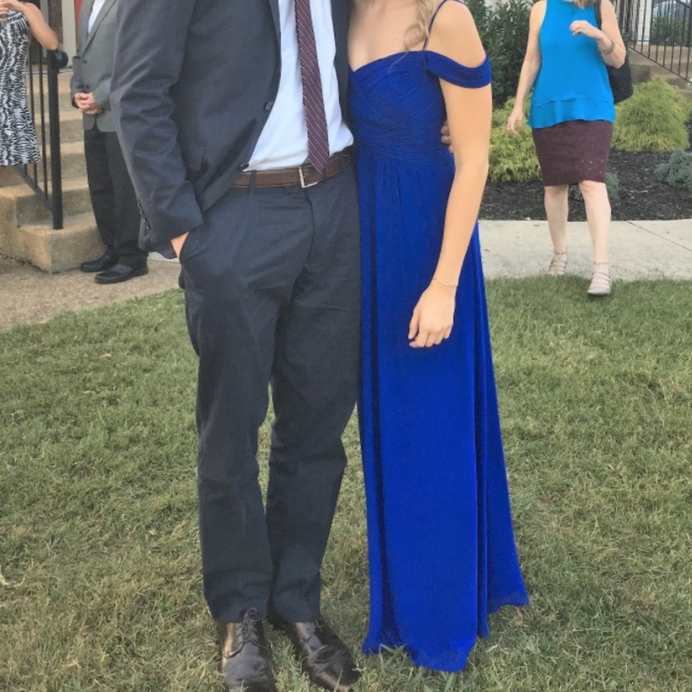 Ralph Lauren Royal Blue Bridesmaid Dress